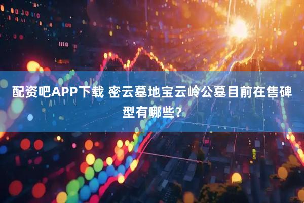 配资吧APP下载 密云墓地宝云岭公墓目前在售碑型有哪些？